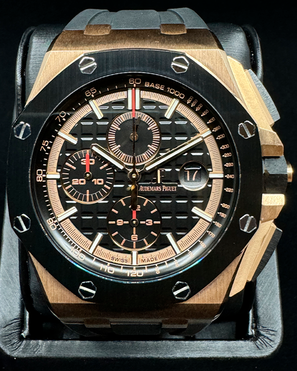 2019 Audemars Piguet Royal Oak Offshore Chronograph 44MM Black Dial Rubber Strap (26401RO.OO.A002CA.02)