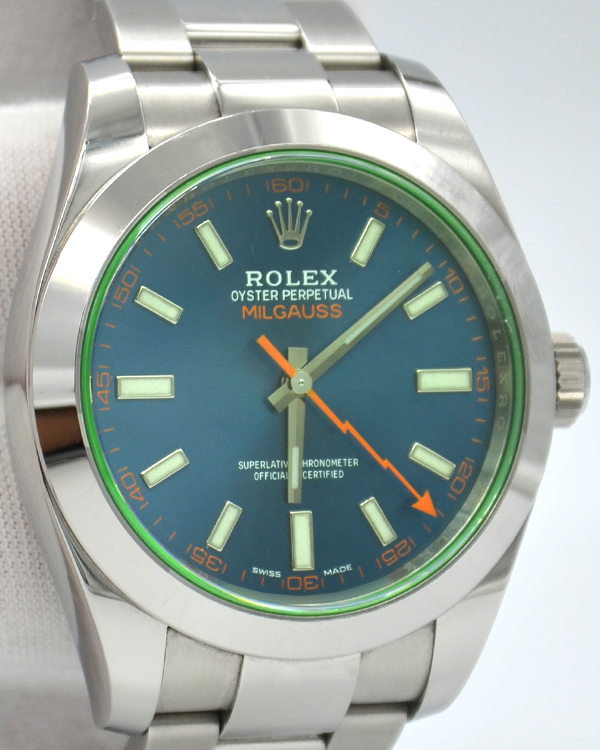 2021 Rolex Milgauss 40MM Blue Dial Oyster Bracelet (116400GV)