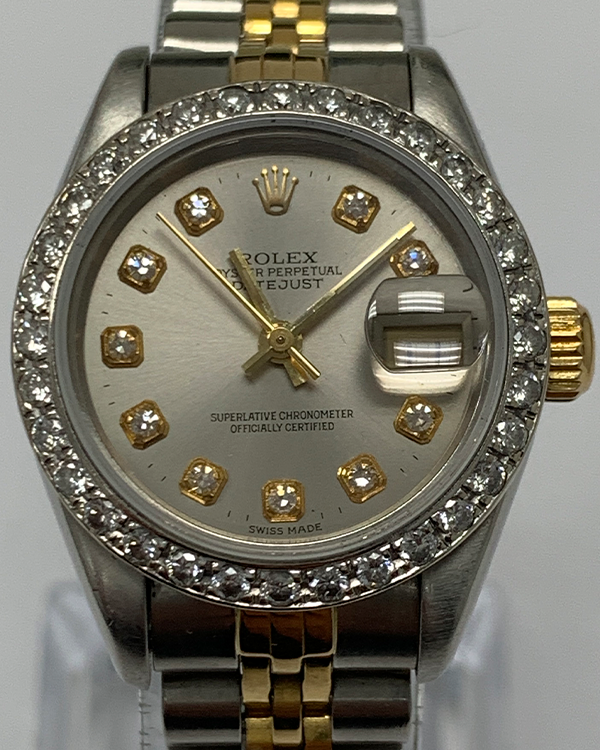 Rolex Lady-Datejust 26MM Champagne Dial Two-Tone Jubilee Bracelet (69173)