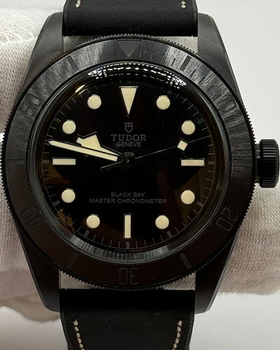 2021 Tudor Black Bay 41MM Black Dial Leather/Rubber Strap (79210CNU)