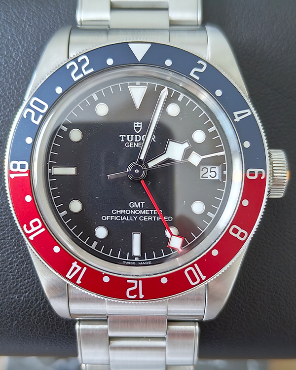 2020 Tudor Black Bay GMT "Pepsi" 41MM Black Dial Steel Bracelet (79830RB)