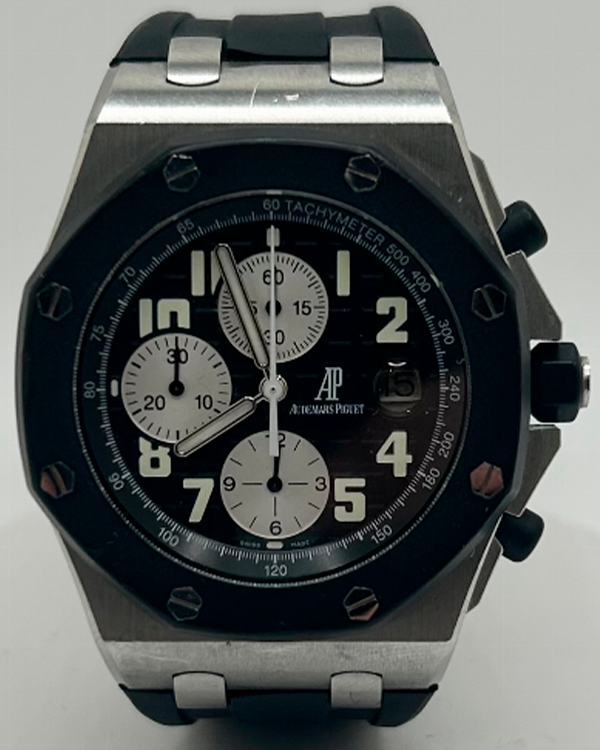 Audemars Piguet Royal Oak Offshore Chronograph 42MM Black Dial Rubber Strap (25940SK.OO.D002CA.01)