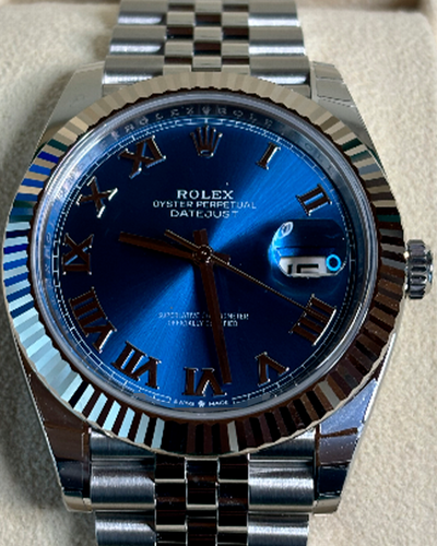 2024 Rolex Datejust 41MM Blue Dial Jubilee Bracelet (126334)