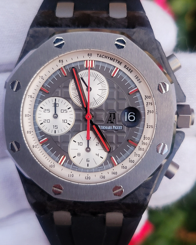 2013 Audemars Piguet Royal Oak Offshore "Jarno Trulli" L.E 42MM Grey Dial Rubber Strap (26202AU.OO.D002CA.01)