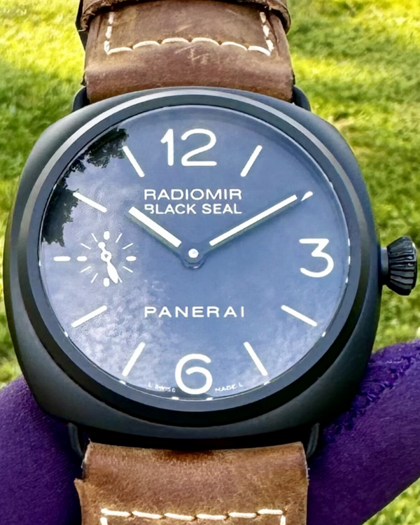 2013 Panerai Radiomir Black Seal 45MM Black Dial Leather Strap (PAM00292)