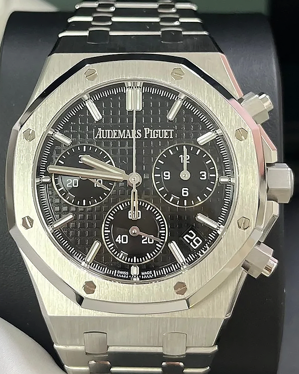 2022 Audemars Piguet Royal Oak Chronograph 41MM Black Dial Steel Bracelet (26240ST.OO.1320ST.06)