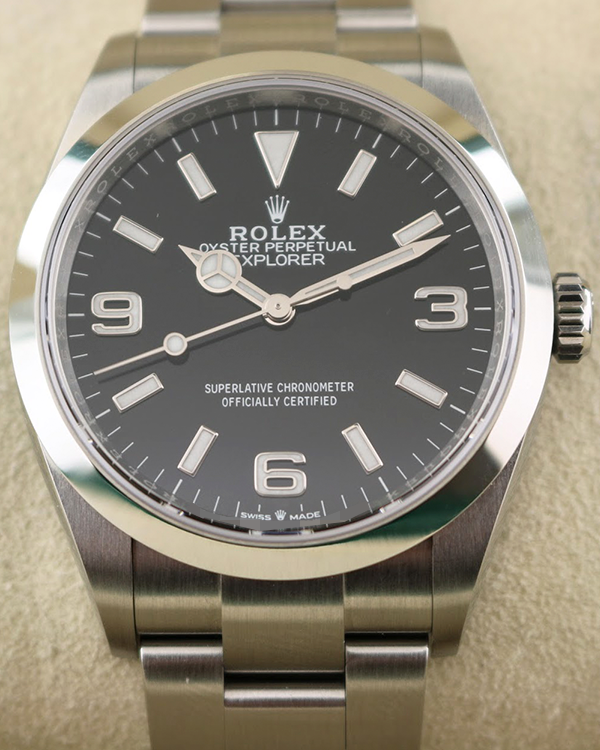 Rolex Explorer 36MM Black Dial Oyster Bracelet (124270)