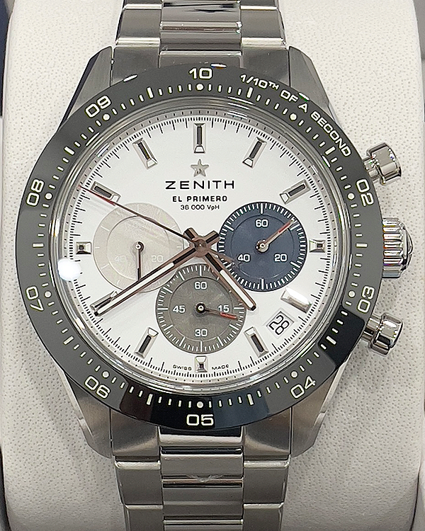 2024 Zenith Chronomaster Sport 41MM White Dial Steel Bracelet (03.3100.3600/69.M3100)