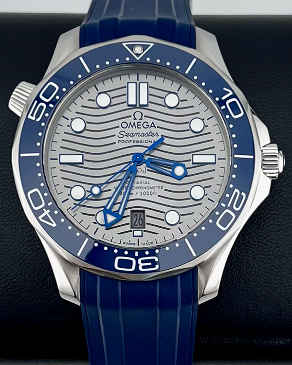 Omega Seamaster Diver 300M 42MM Grey Dial Rubber Strap  (210.30.42.20.06.001)