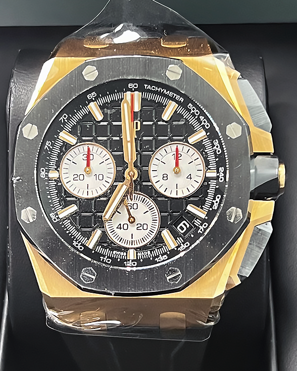 2023 Audemars Piguet Royal Oak Offshore Chronograph 43MM Black Dial Rubber Strap (26420RO.OO.A002CA.01)