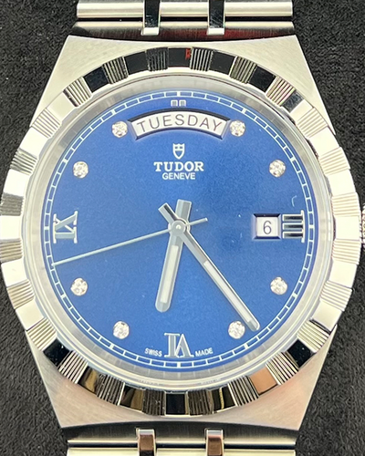 2023 Tudor Royal 41MM Diamond Blue Dial Steel Bracelet (28600)