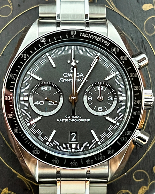 2023 Omega Speedmaster Racing 44.25MM Black Dial Steel Bracelet (329.30.44.51.01.001)