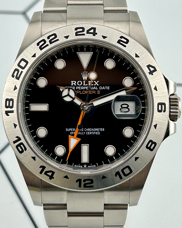 Rolex Explorer II 42MM Black Dial Oyster Bracelet (226570)