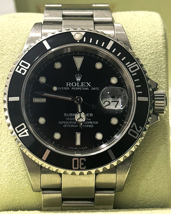 2005 (F Serial) Rolex Submariner Date 40MM Black Dial Oyster Bracelet (16610)