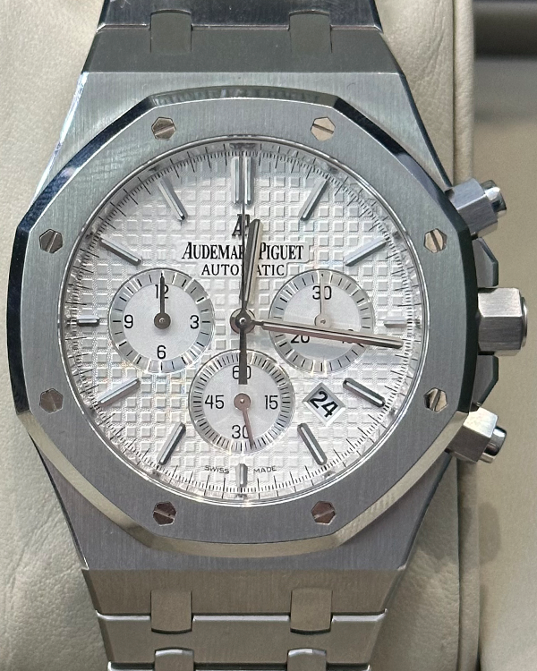 2013 Audemars Piguet Royal Oak Chronograph 41MM Silver Dial Steel Bracelet (26320ST)