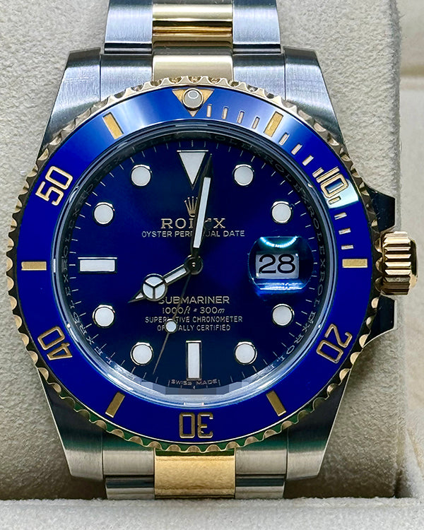 2020 Rolex Submariner Date "Bluesy" 40MM Blue Dial Two-Tone Oyster Bracelet (116613LB)