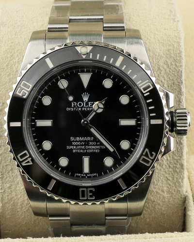 2010 (G Serial) Rolex Submariner No-Date 40MM Black Dial Oyster Bracelet (114060)