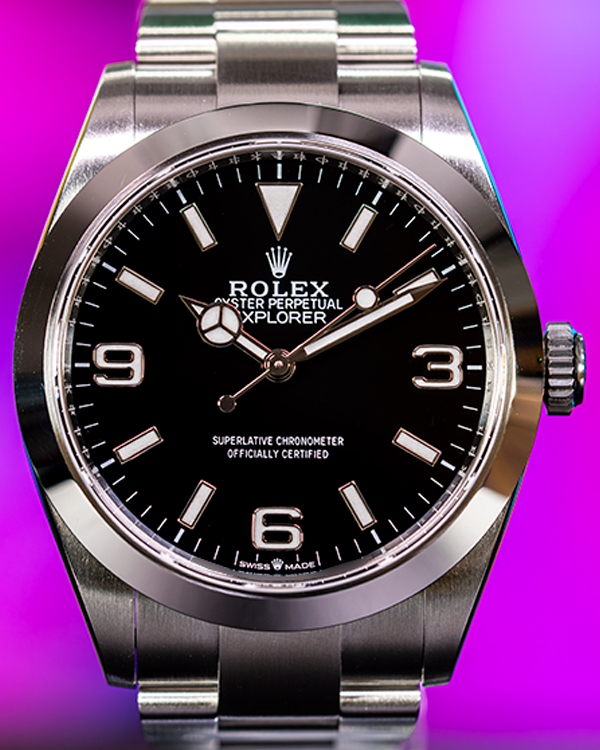 2023 Rolex Explorer 40MM Black Dial Oystersteel Bracelet (224270)