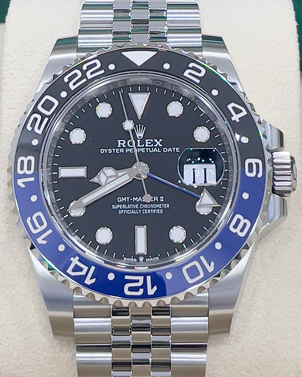 2024 Rolex GMT-Master II "Batgirl" 40MM Black Dial Jubilee Bracelet (126710BLNR)