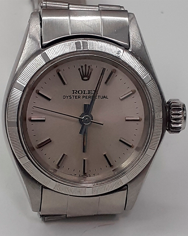 Rolex Oyster Perpetual 26MM Silver Dial Steel Bracelet (6623)