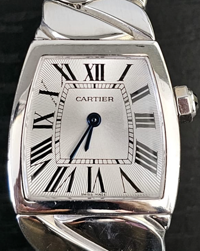 Cartier La Dona 22MM Quartz Silver Dial White Gold Bracelet (2905)