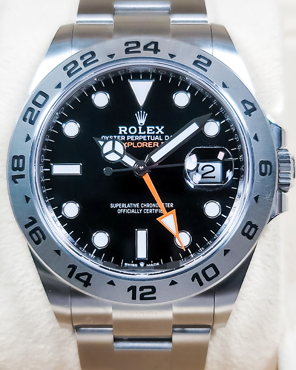 2022 Rolex Explorer II 42MM Black Dial Oyster Bracelet (226570)