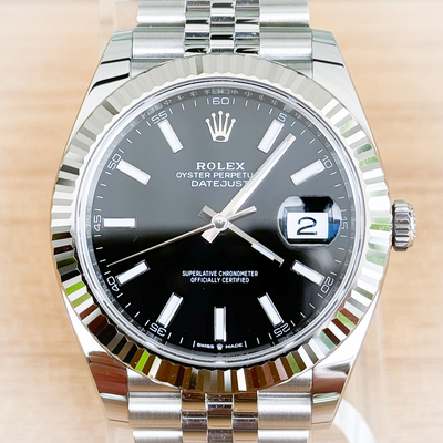 2023 Rolex Datejust 41MM Black Dial Jubilee Bracelet (126334)