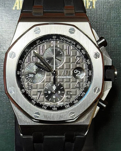 Audemars Piguet Royal Oak Offshore 42MM Grey Dial Rubber Strap (26470ST.OO.A104CR.01)