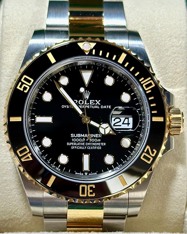 2024 Rolex Submariner Date 41MM Black Dial Two-Tone Bracelet (126613LN)