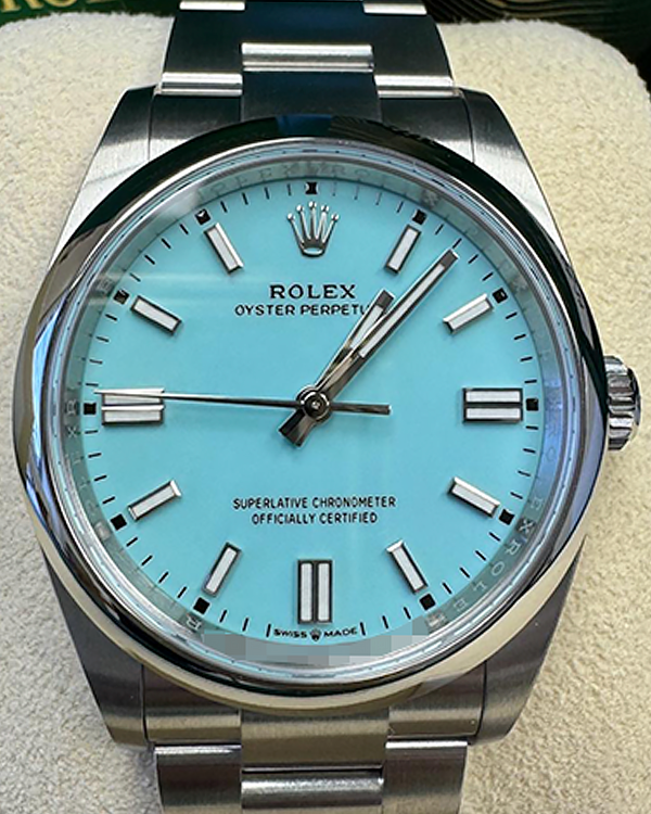 Rolex Oyster Perpetual 36MM Turquoise Dial Oyster Bracelet (126234)