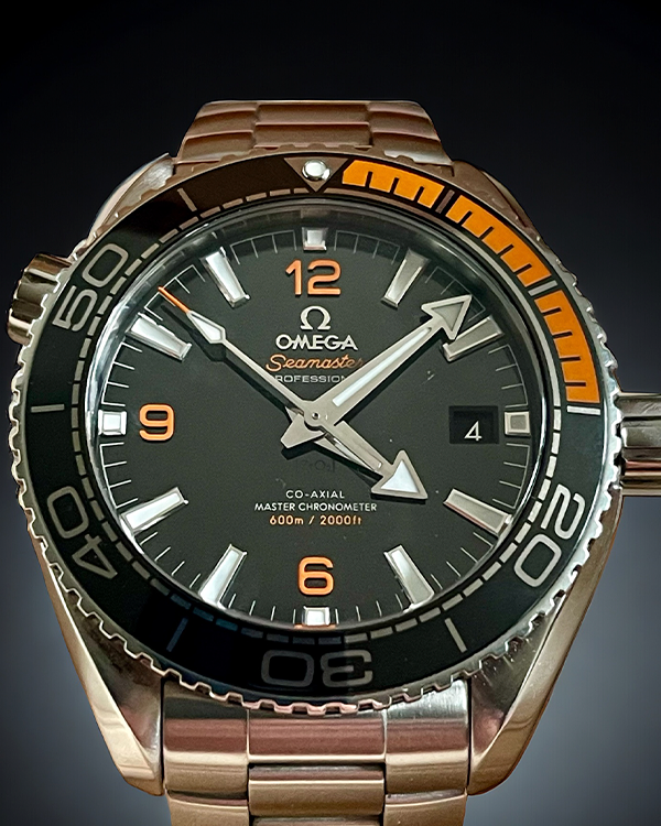 2018 Omega Seamaster Planet Ocean 600M 43.5MM Black Dial Steel Bracelet (215.30.44.21.01.002)