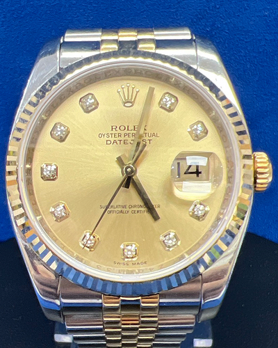 Rolex Datejust 36MM Champagne Dial Two-Tone Jubilee Bracelet (116233)