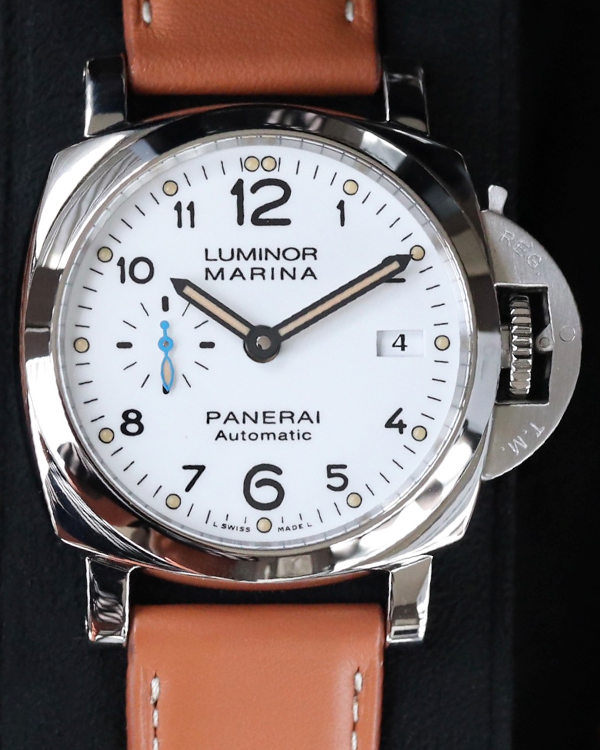 2017 Panerai Luminor Marina 1950 3 Days Automatic 42MM White Dial Leather Strap (PAM01523)