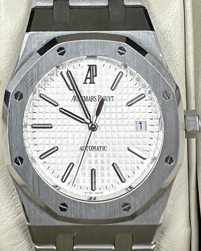 2012 Audemars Piguet Royal Oak Selfwinding 39MM White Dial Steel Bracelet (15300ST)