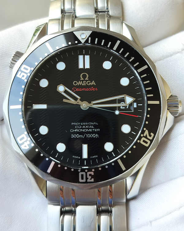 2010 Omega Seamaster Diver 300M 41MM Black Dial Steel Bracelet (212.30.41.20.01.002)