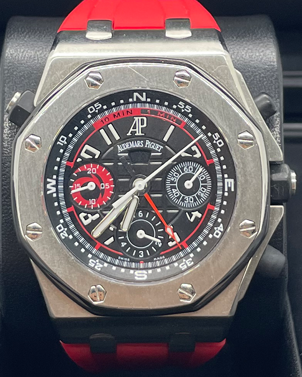 2006 Audemars Piguet Royal Oak Offshore Alinghi Polaris Limited Edition 44MM Steel Black Dial Rubber Strap (26040ST)