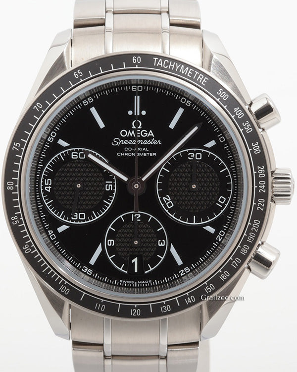 Omega Speedmaster Racing 40MM Black Dial Steel Bracelet (326.30.40.50.01.001)