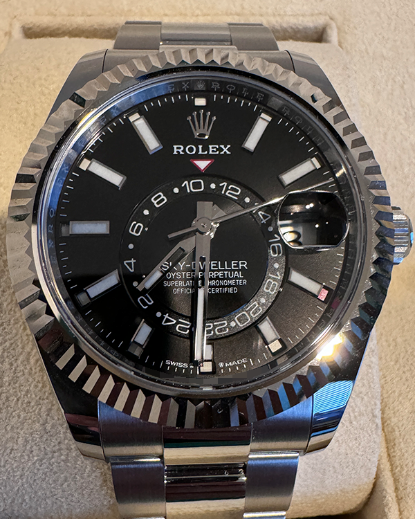 2023 Rolex Sky-Dweller 42MM Black Dial Oyster Bracelet (336934)