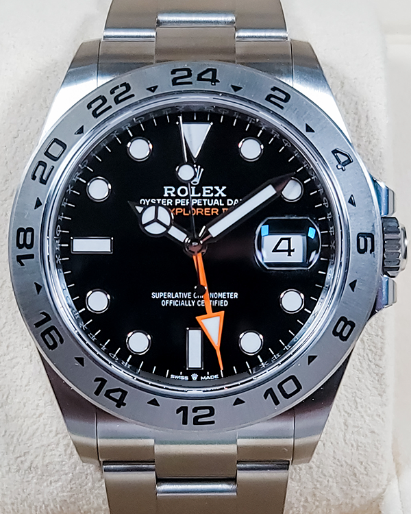 2024 Rolex Explorer II 42MM Black Dial Oyster Bracelet (226570)