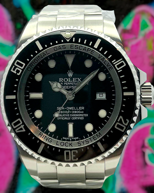 2008 Rolex Sea-Dweller Deepsea 44MM Black Dial Oyster Bracelet (116660)