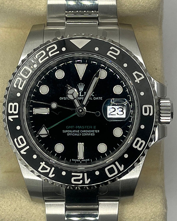 2019 Rolex GMT-Master II 40MM Black Dial Oyster Bracelet (116710LN)