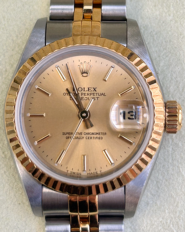 1996 Rolex Lady-Datejust 26MM Champagne Dial Two-Tone Jubilee Bracelet (69173)