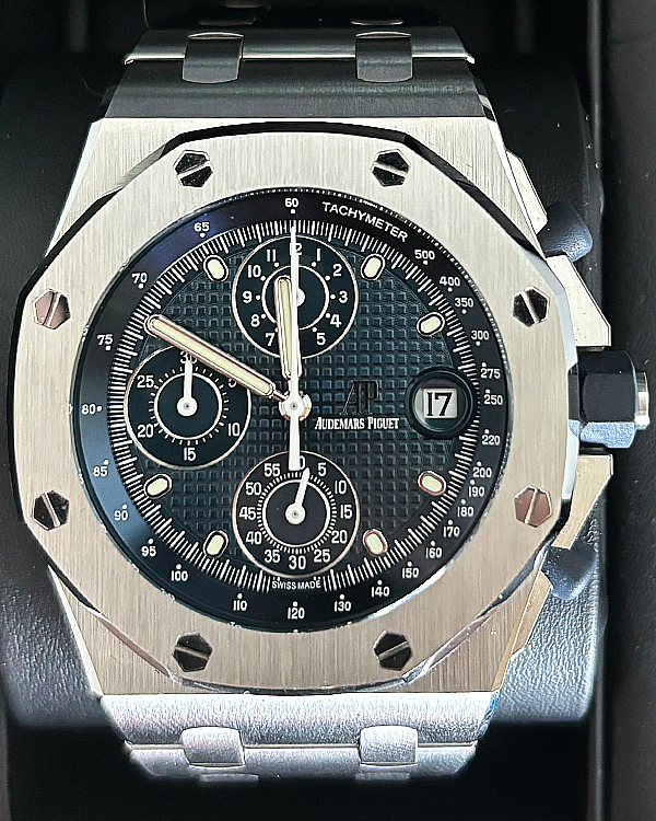 2024 Audemars Piguet Royal Oak Offshore Chronograph 42MM Blue Dial Steel Bracelet (26238ST.OO.2000ST.01)