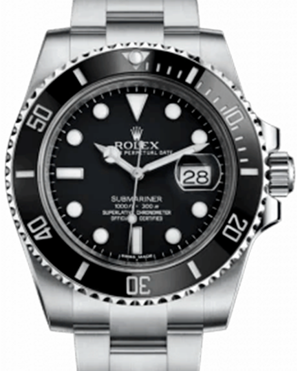 2019 Rolex Submariner Date 40MM Black Dial Steel Bracelet (116610LN)