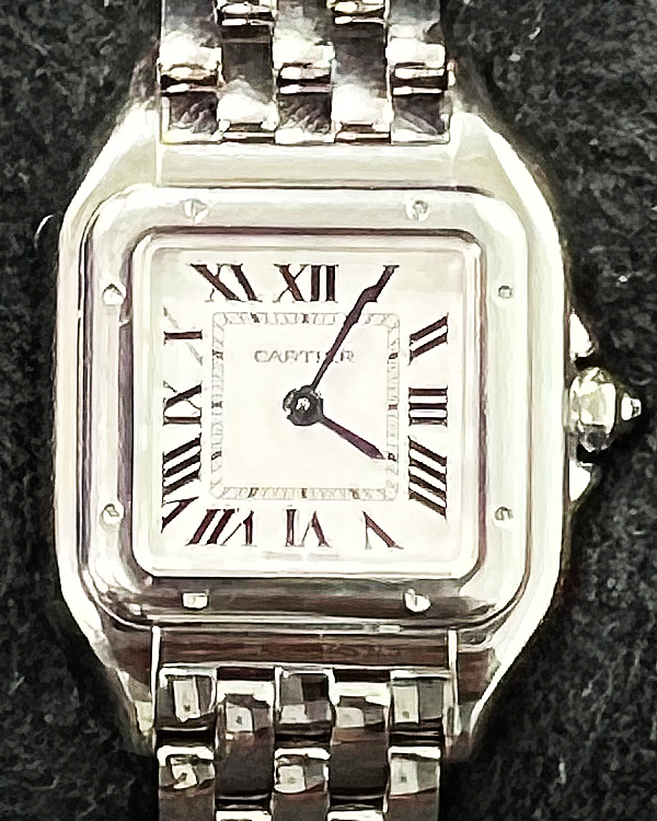 2023 Cartier Panthère De Cartier 22MM Quartz Silver Dial Steel Bracelet (WSPN0006)