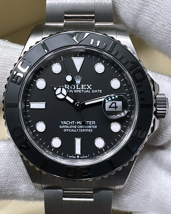 New Release 2024 Rolex Yacht-Master 42MM Black Dial Titanium Oyster Bracelet (226627)