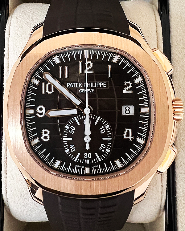 2023 Patek Philippe Aquanaut 42MM Brown Dial Rubber Strap (5968R-001)