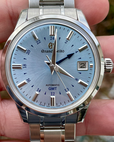 2023 Grand Seiko GMT Limited Edition 39.5MM Blue Dial Steel Bracelet (SBGM253)