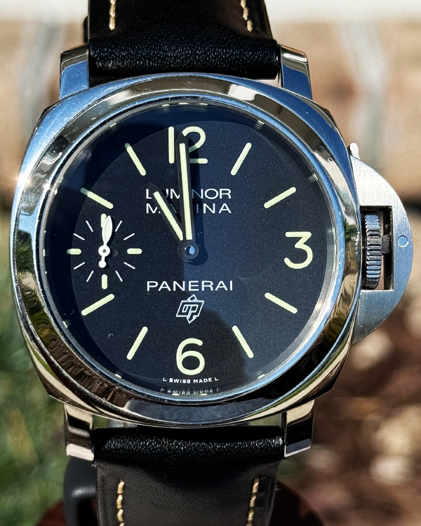 2019 Panerai Luminor Marina 44MM Black Dial Leather Strap (PAM00776)