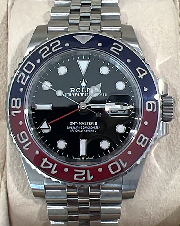 2019 Rolex GMT-Master II "Pepsi" 40MM Black Dial Jubilee Bracelet (126710BLRO)